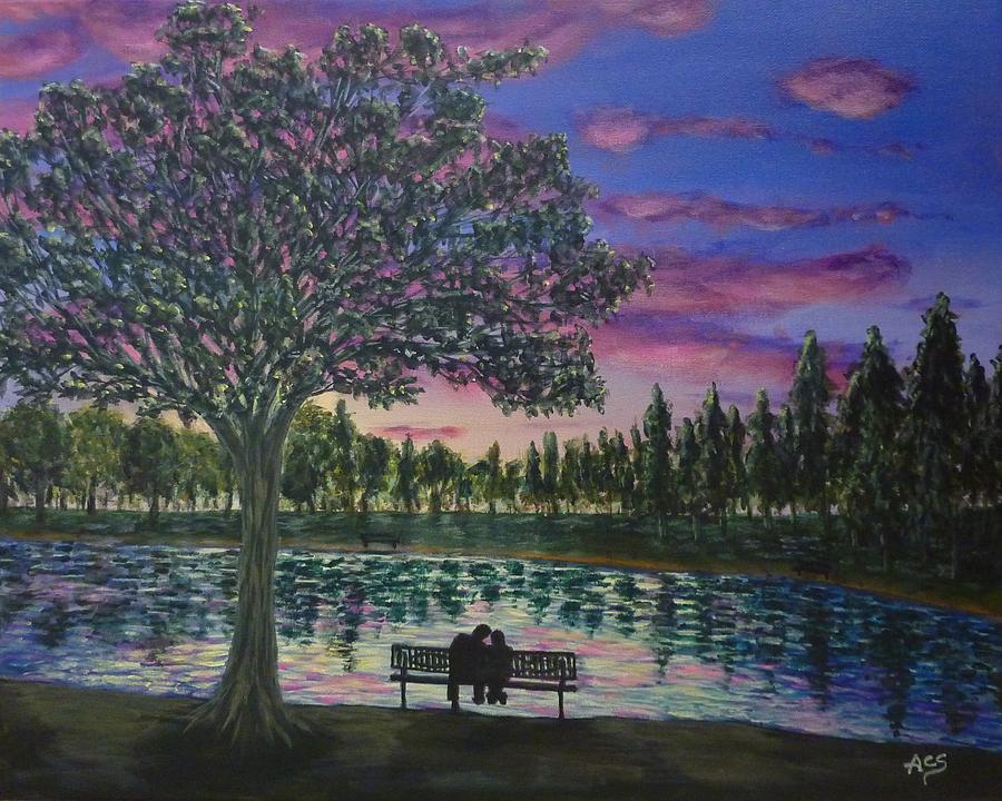 Heartwell Park Painting by Amelie Simmons