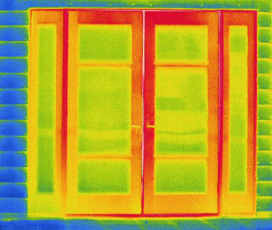 Heat Loss Through Doors And Windows Photograph by Science Stock Photography