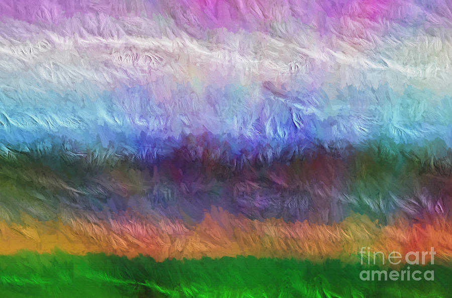 Water Painting - Heaven And Earth Mixed Media Painting by Heinz G Mielke Water Painting - Heaven And Earth Mixed Media Painting by Heinz G Mielke