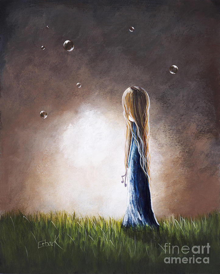Music Painting - Heaven Heard Her Prayers Tonight by Shawna Erback by Moonlight Art Parlour