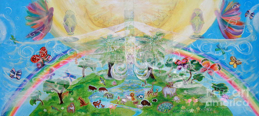 Heaven on Earth Painting by Anne Cameron Cutri