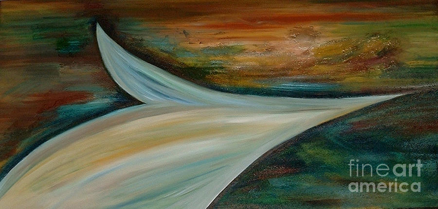 Abstract Painting - Heaven by Silvana Abel