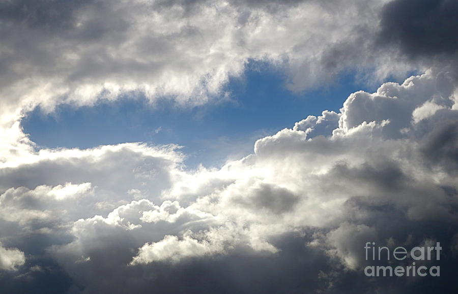 Heavenly Clouds. Photograph by Robert Birkenes