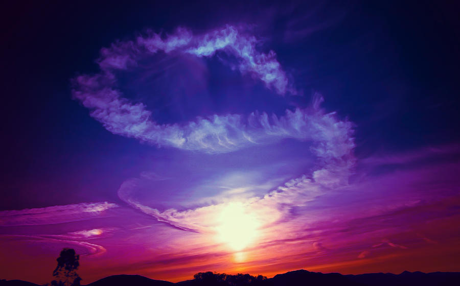 Sunset Photograph - Heavenly Dollar by Christo Christov