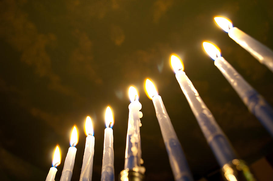 Hanukkah Photograph - Heavenly Lights by Tikvahs Hope