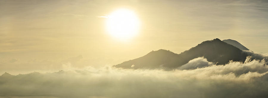 Clouds Photograph - Heavenly Peaks by Sebastien Coursol Clouds Photograph - Heavenly Peaks by Sebastien Coursol