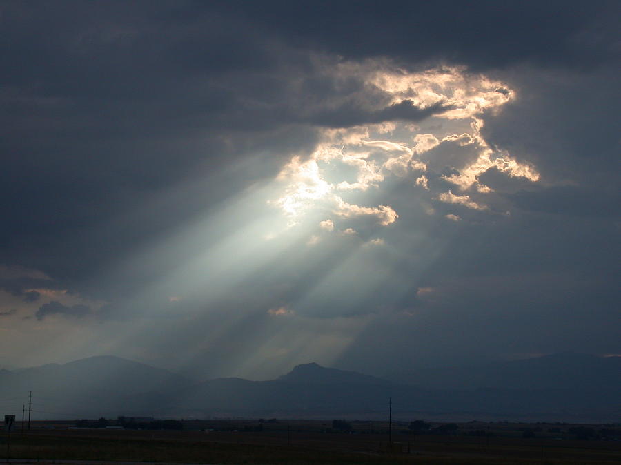 Heavenly Rays Photograph by Shane Bechler