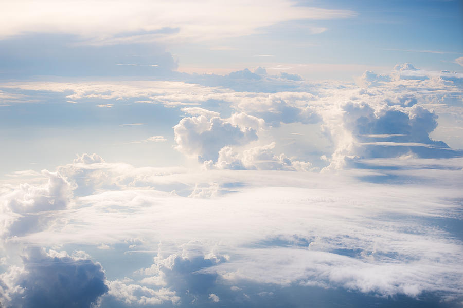 Heavenly scene above cloud level Photograph by Sirachai Arunrugstichai
