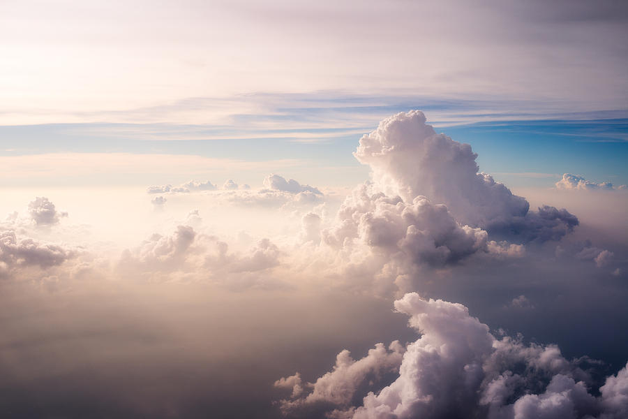 Heavenly scene above the clouds Photograph by Sirachai Arunrugstichai