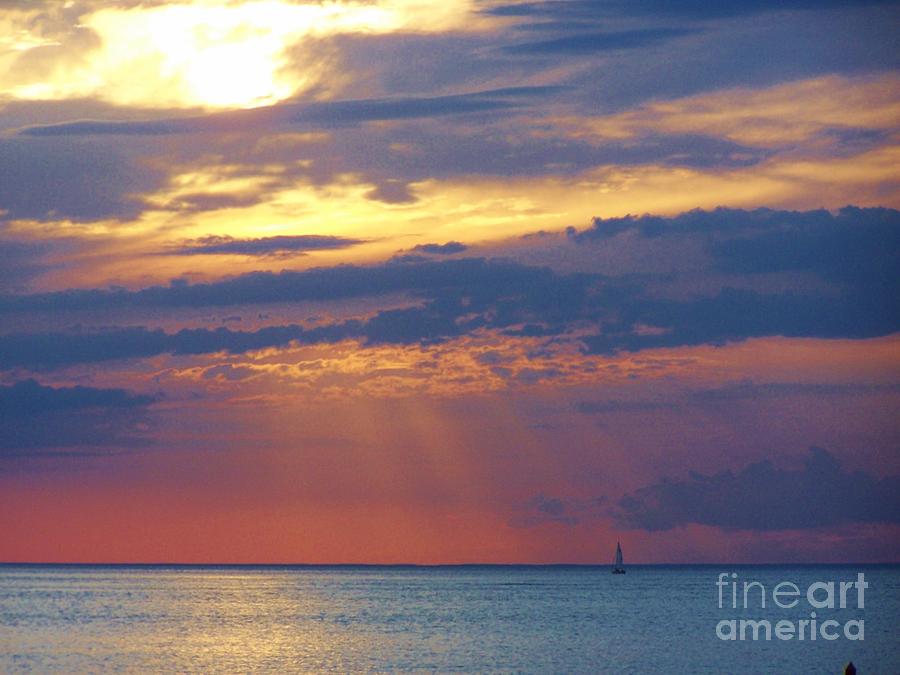 Magic Photograph - Heavenly sunset by Brigitte Emme