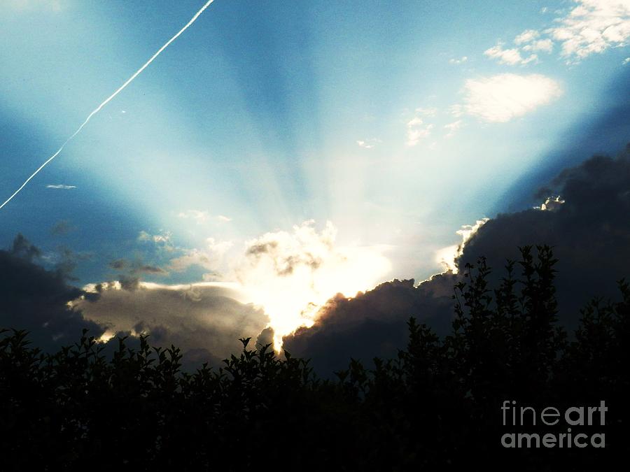 Heavens Light Photograph by Judy Via-Wolff