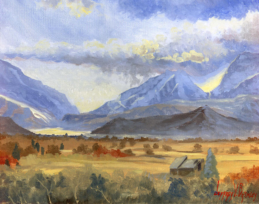Heber Valley Sunset Painting by Jeff Brimley