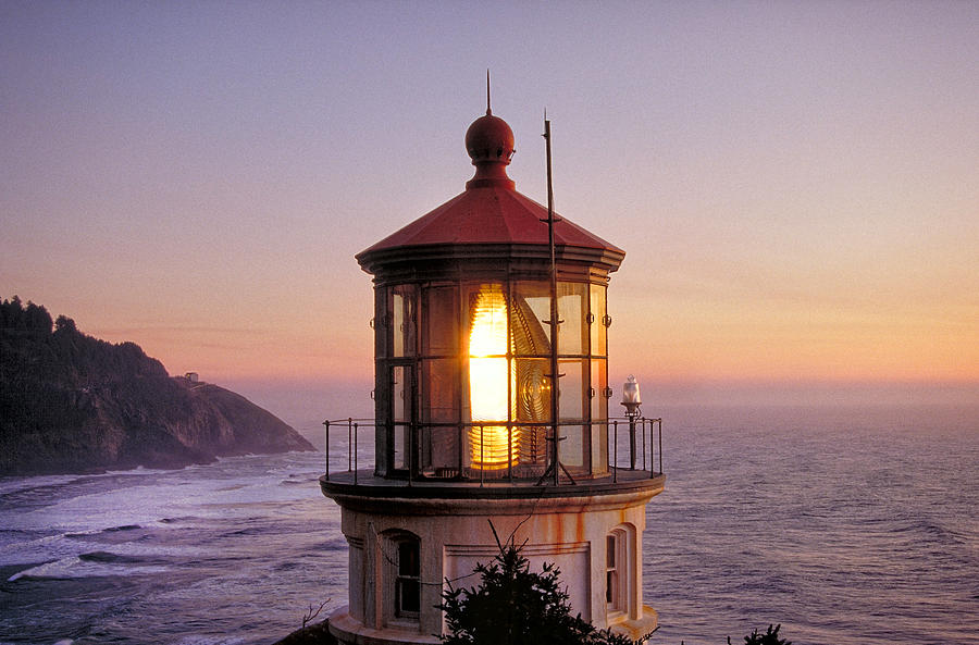 Lighthouse Photograph - Heceta Head Light by William Britten Lighthouse Photograph - Heceta Head Light by William Britten