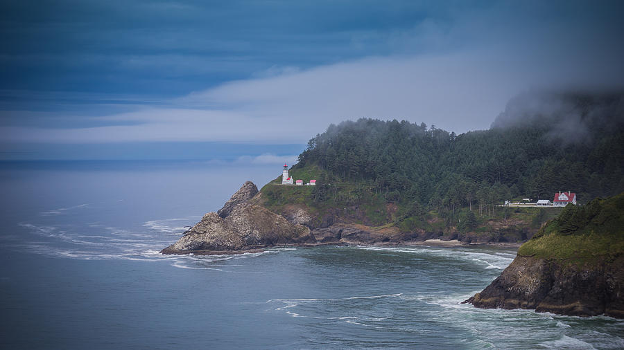 Architecture Photograph - Heceta Head Lighthouse by Carrie Cole