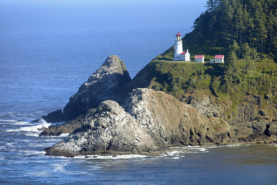 Heceta Head Lighthouse Oregon Photograph by King Wu - Fine Art America