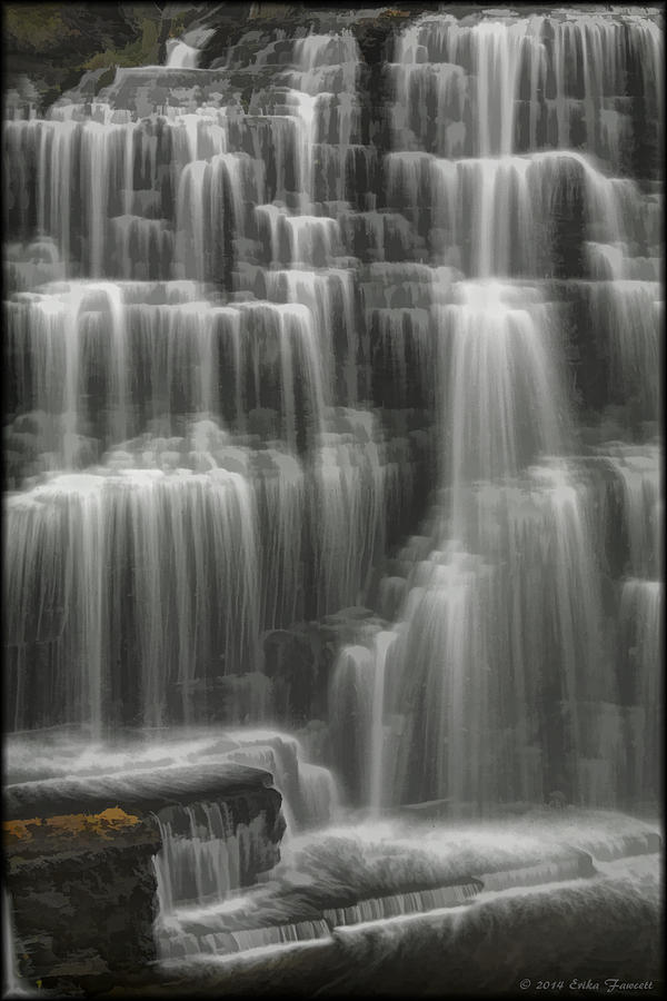 Hector Falls Photograph by Erika Fawcett