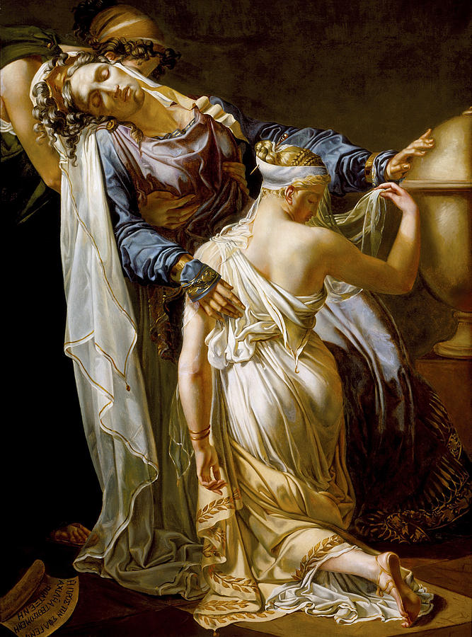 Hecuba and Polyxena Painting by Merry-Joseph Blondel