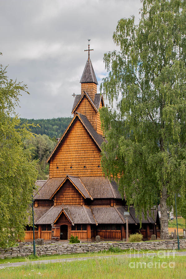Heddal Stave Church in Norway 2 Photograph by Amanda Mohler