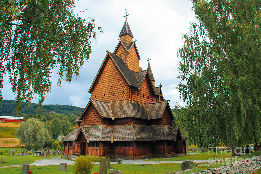 Heddal Stave Church in Norway Photograph by Amanda Mohler