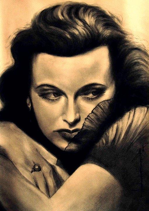 Hedy Lamar Painting by Ashok Karnik - Fine Art America