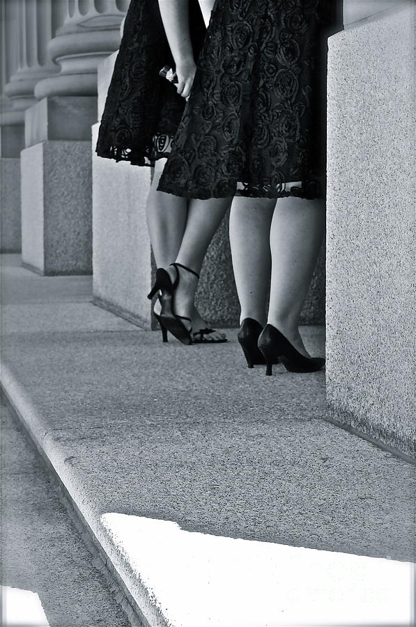Heels and Lace Photograph by Linda Bianic