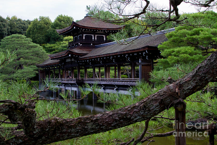 Heian Shrine Bridge Kyoto Japan Photograph By Dan Hartford Fine Art