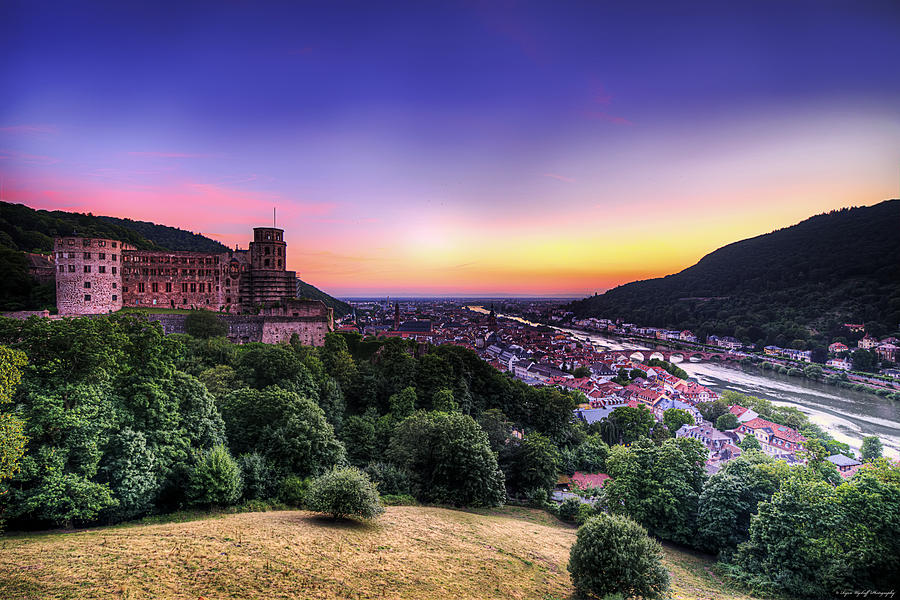 Heidelberg Dusk Photograph by Ryan Wyckoff