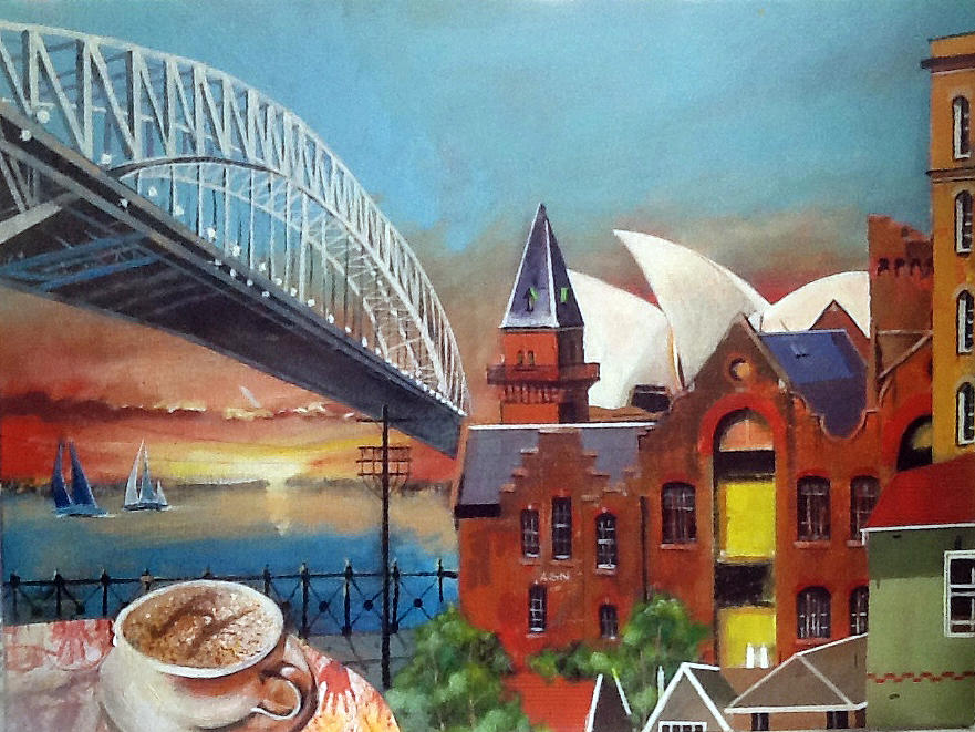 Heidis Sydney Painting by Tom Smith