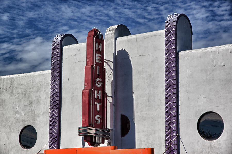 Heights Theater Photograph by James Woody