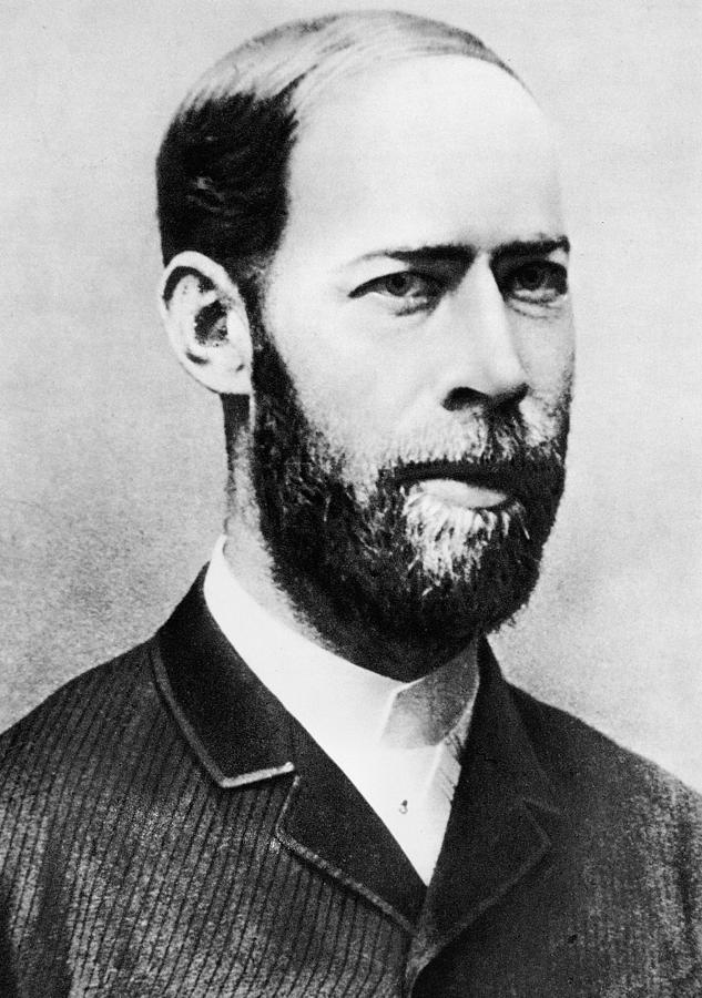 Heinrich Hertz (1857-1895) Photograph by Granger - Pixels