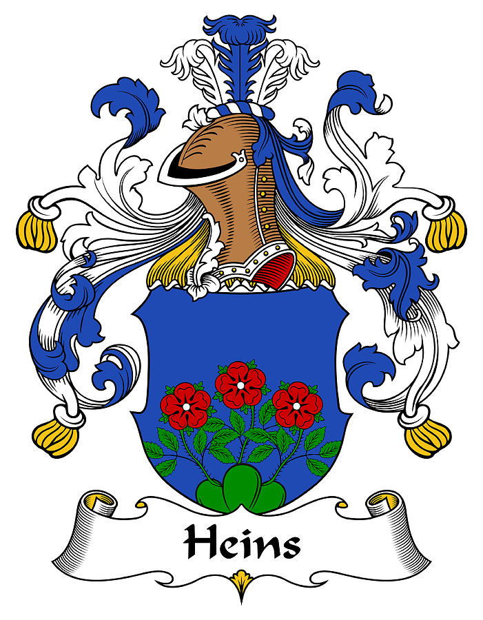 Heins Coat of Arms German Digital Art by Heraldry - Fine Art America