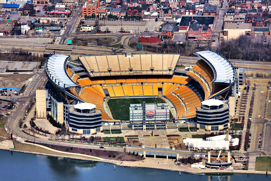Pittsburgh Photograph - Heinz Field Aerial by Tooch Art