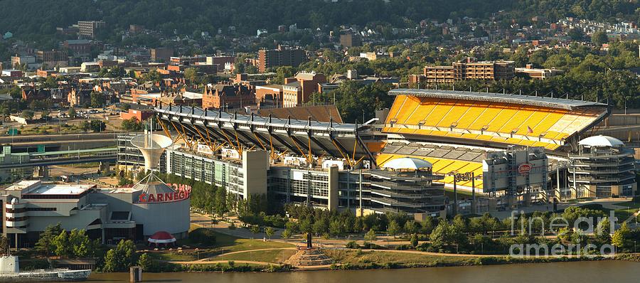 Heinz Field Afternoon Panorama Photograph by Adam Jewell