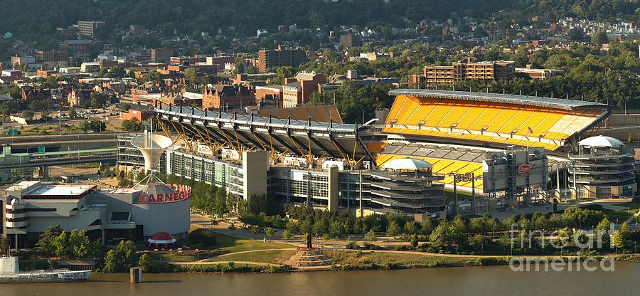 Heinz Field On The North Shore Photograph by Adam Jewell