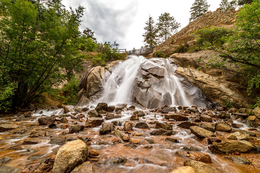 Colorado Springs Photograph - Helen Hunt Falls Visitor Center by Jeff Stoddart