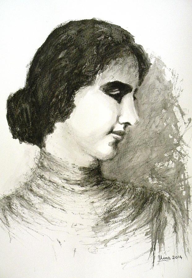 Helen Keller Drawing by Uma Krishnamoorthy