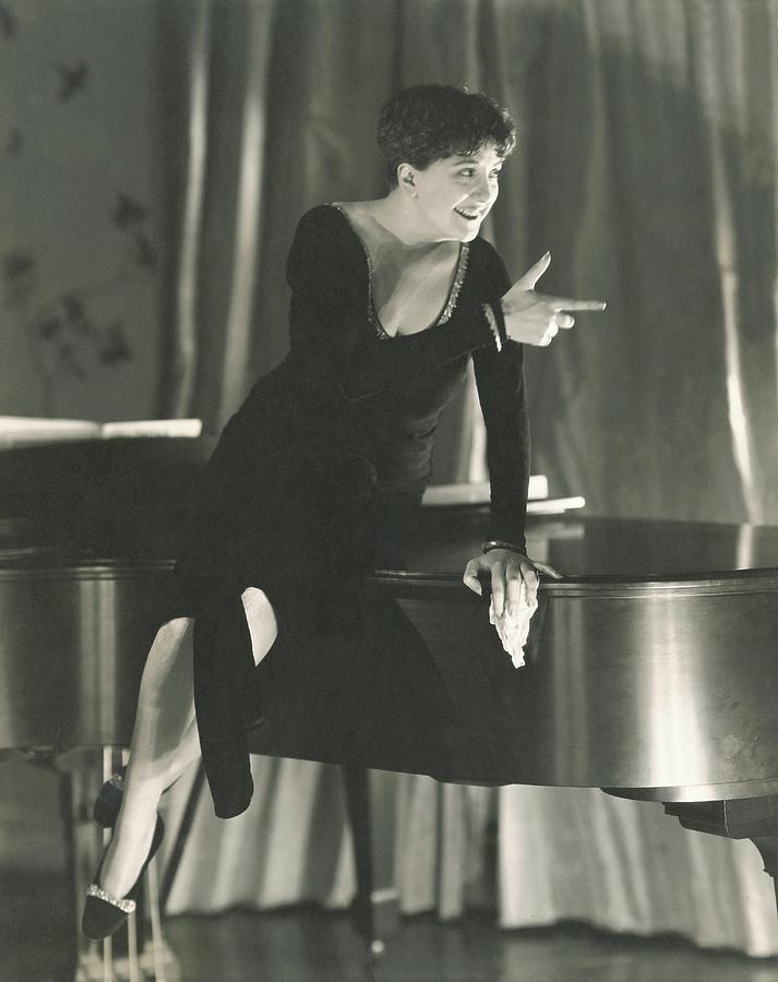 Helen Morgan Pointing Photograph by Edward Steichen