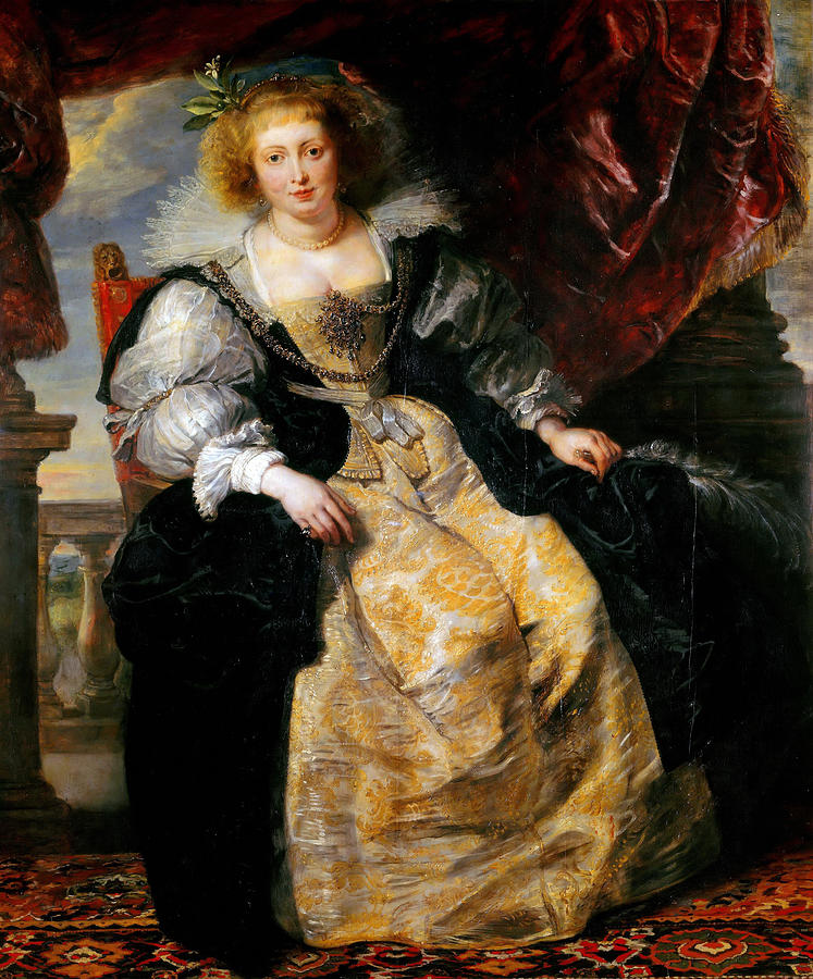 Helena Fourment Painting by Peter Paul Rubens