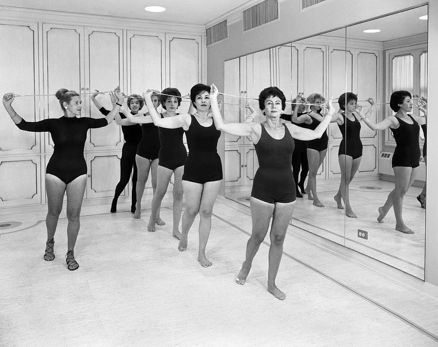 Helena Rubenstein Gym Class Photograph by Samuel Gottscho