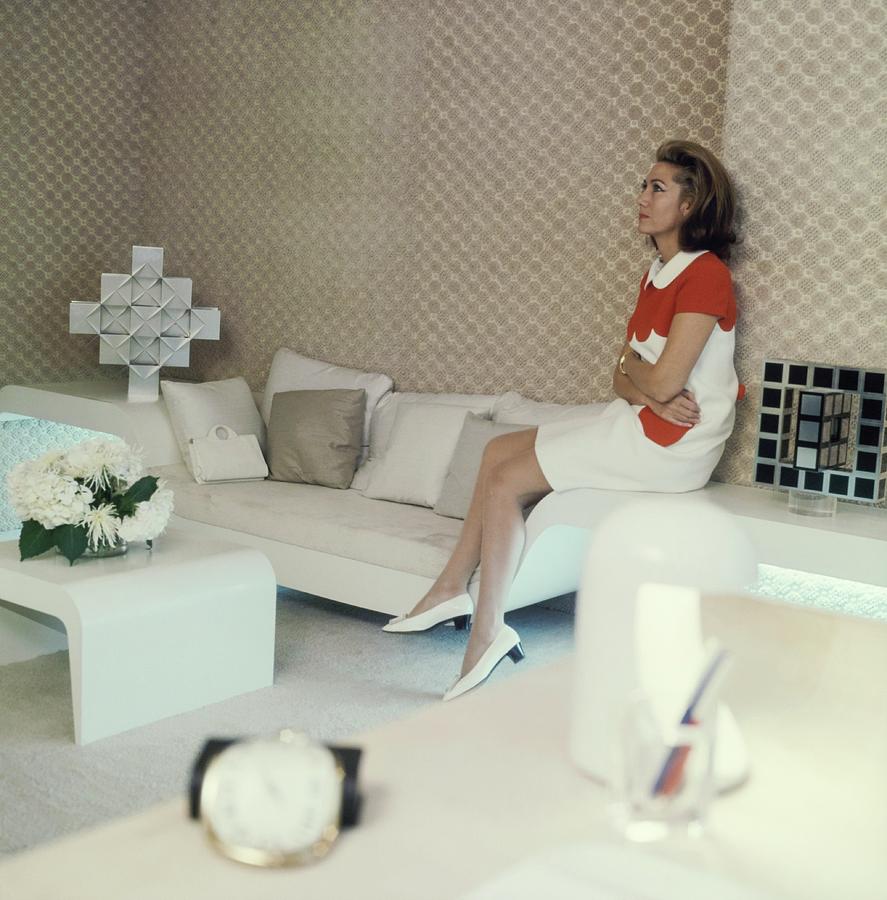 Helene Rochas In Her Office Photograph by Horst P. Horst