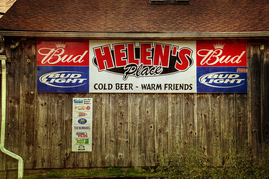 Beer Photograph - Helens Place by Joan Carroll