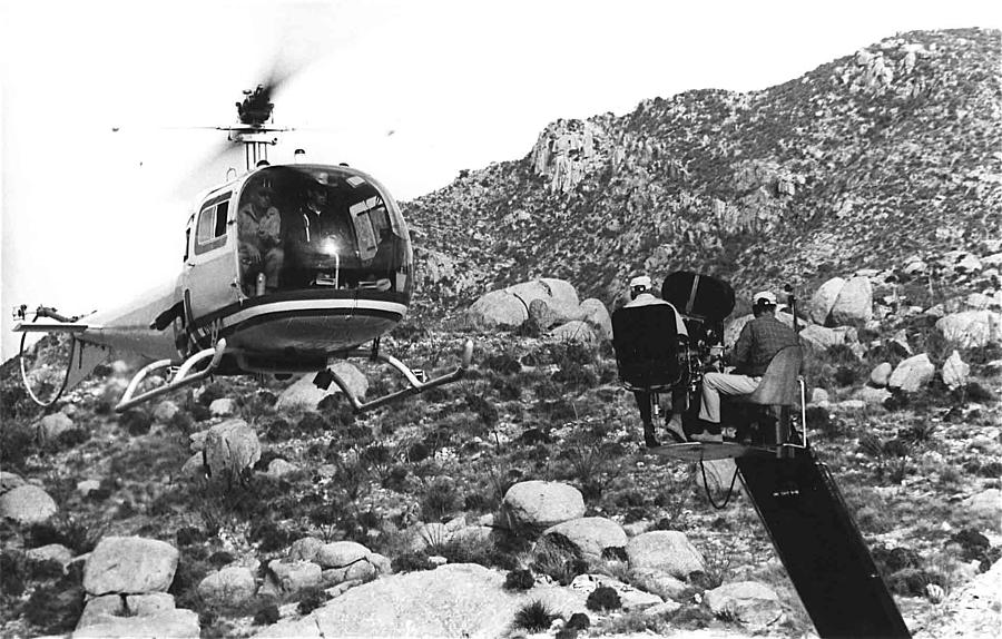 Helicopter 2 Suppose They Gave A War And Nobody Came Golder Dam Tucson Arizona 1969 Photograph