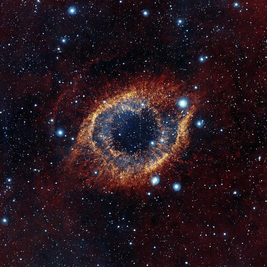 Helix Nebula Photograph by Eso/vista/j. Emerson. Acknowledgment: Cambridge Astronomical Survey Unit
