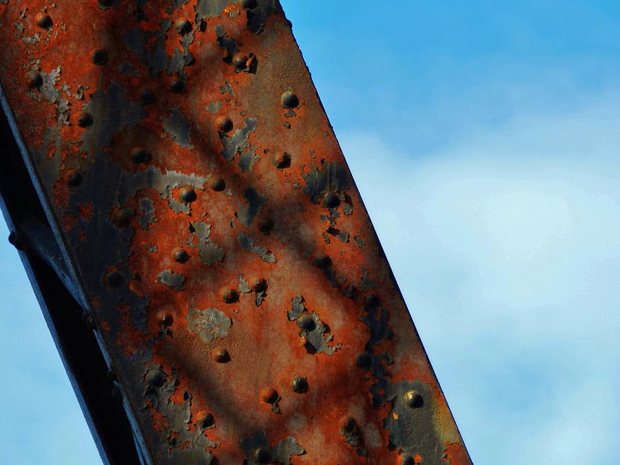 Helix Shadow and Rust Photograph by Charles Lucas
