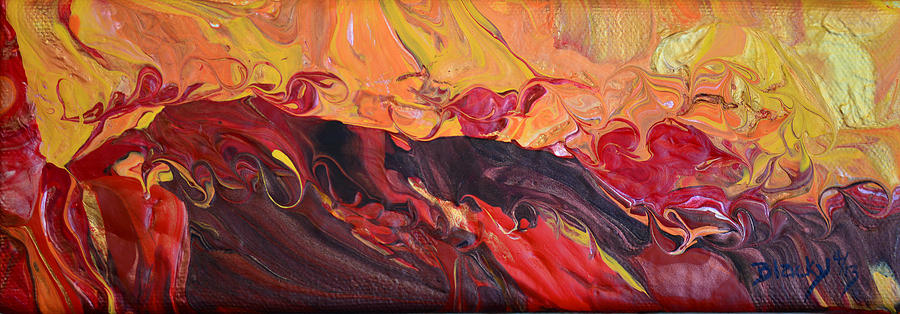 Hell-bent Painting by Donna Blackhall
