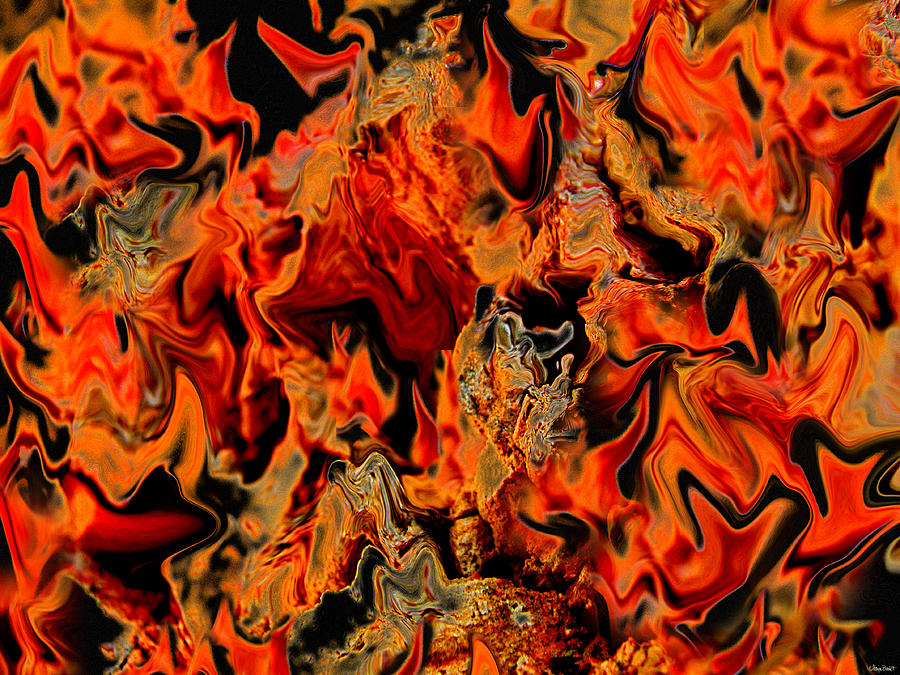 Hell Fire And Brimstone Digital Art By Marjie Burnett Fine Art America