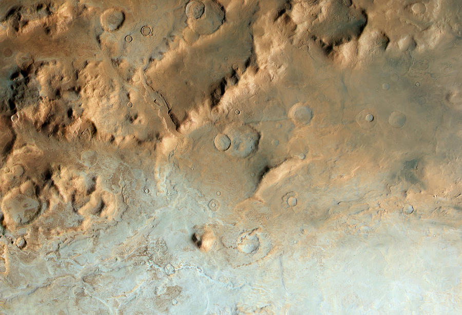 Hellas Basin Rim, Mars Photograph by Science Source - Fine Art America