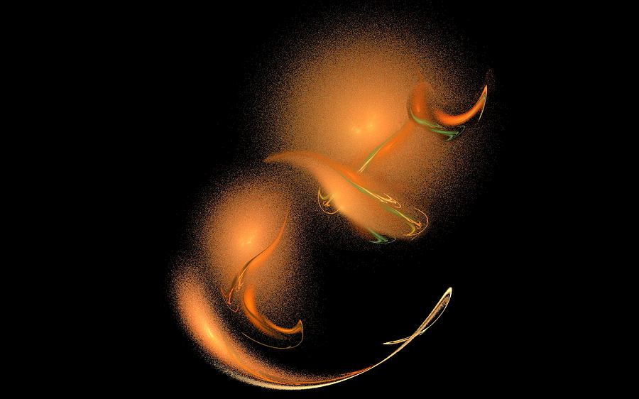 Hellboy Embrio Digital Art by Viktor Savchenko