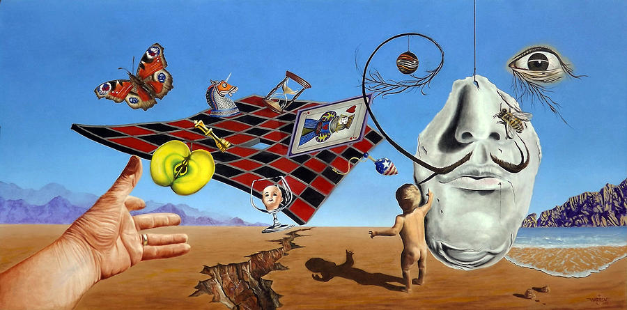 Hello Dali Painting by Jeff Warren