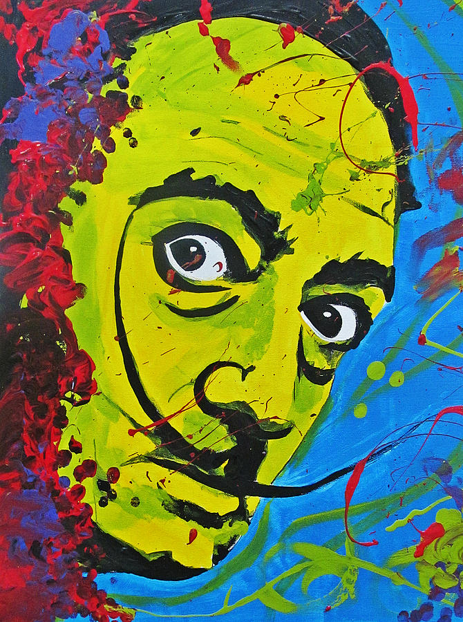 Salvador Dali Painting - Hello Dali by MB Dallocchio